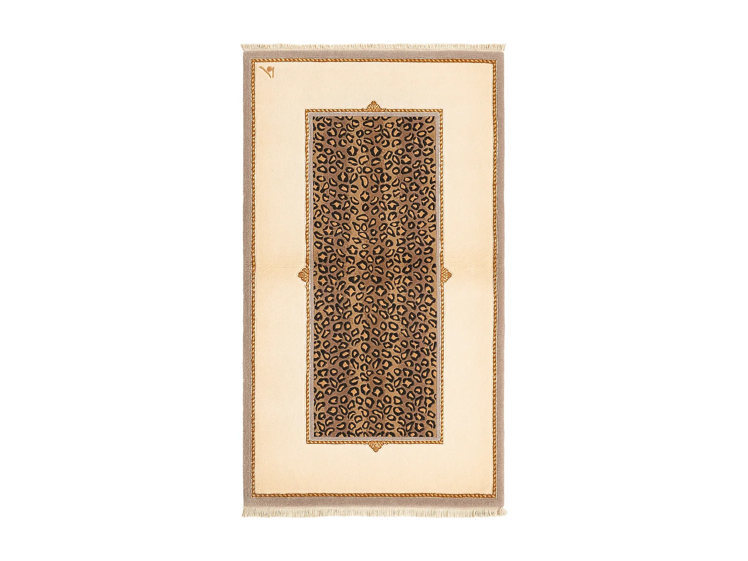 Tapis de laine 89x160 beige Darya