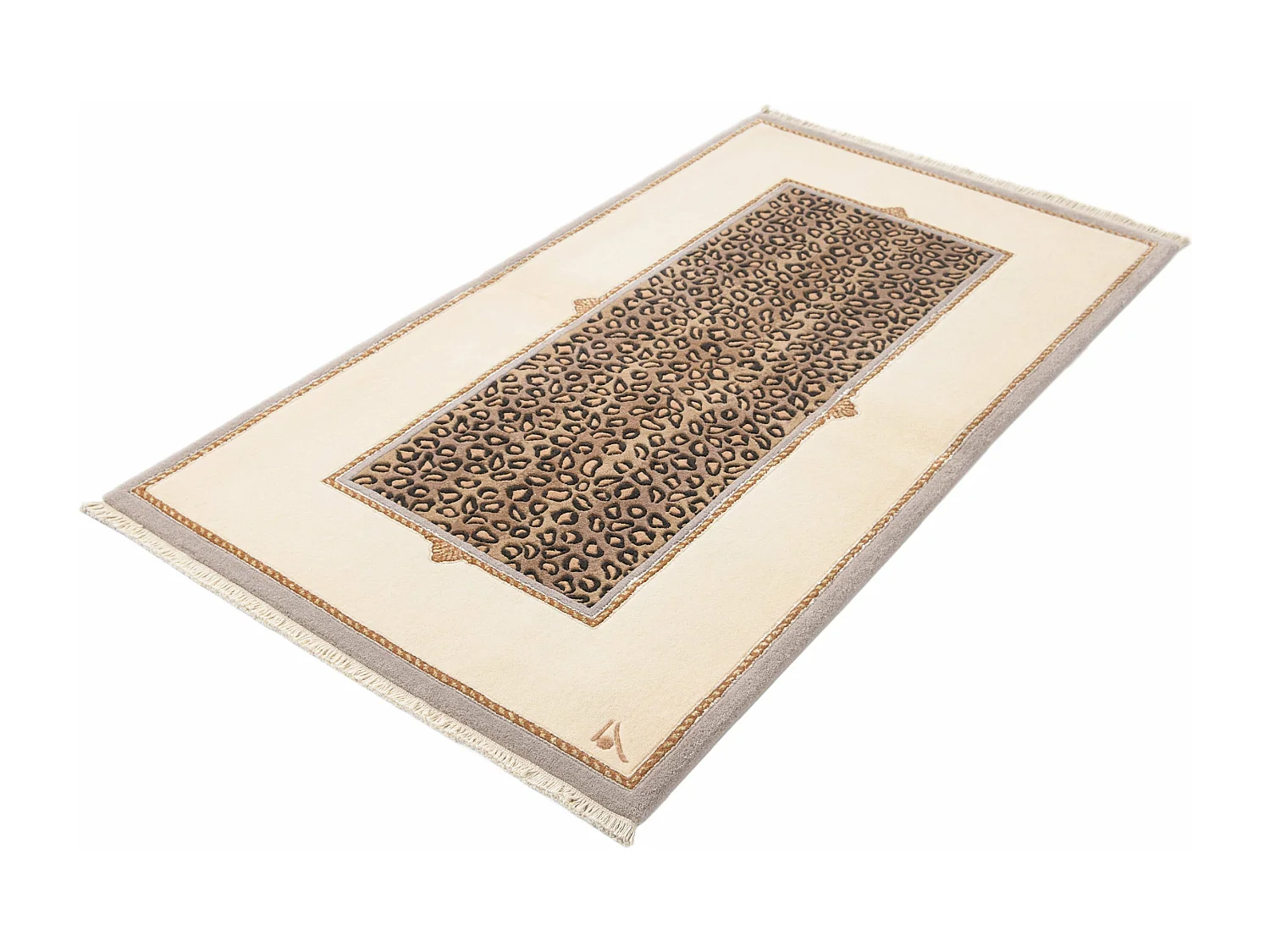Tapis de laine 89x160 beige Darya