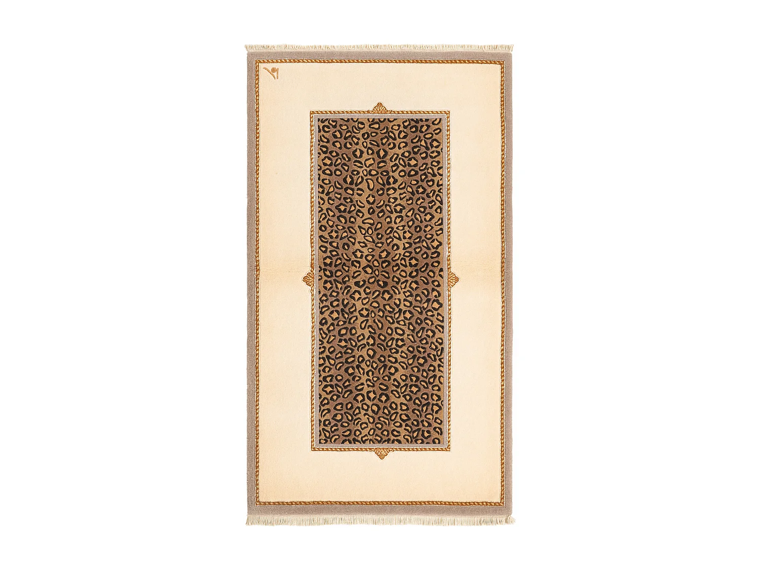 Tapis de laine 89x160 beige Darya