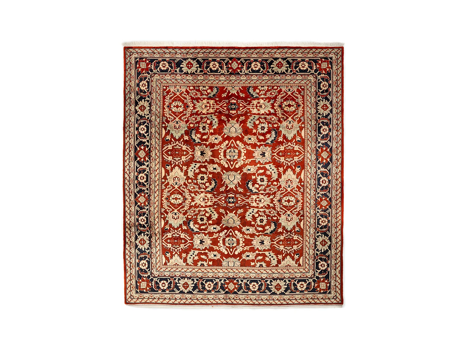 Wollteppich 255x301 Rot Tabriz