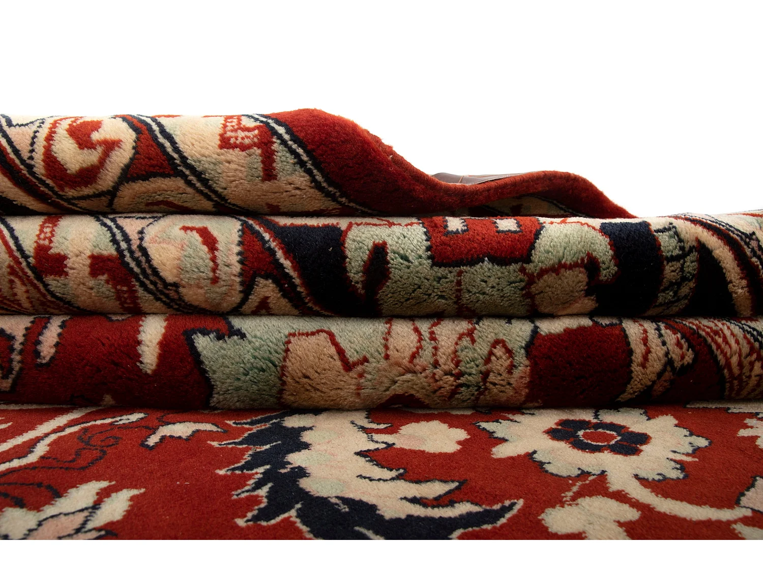 Tapis de laine 255x301 rouge Tabriz