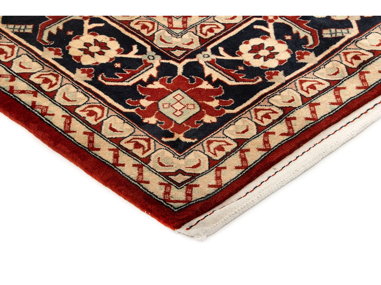 Tapis de laine 255x301 rouge Tabriz