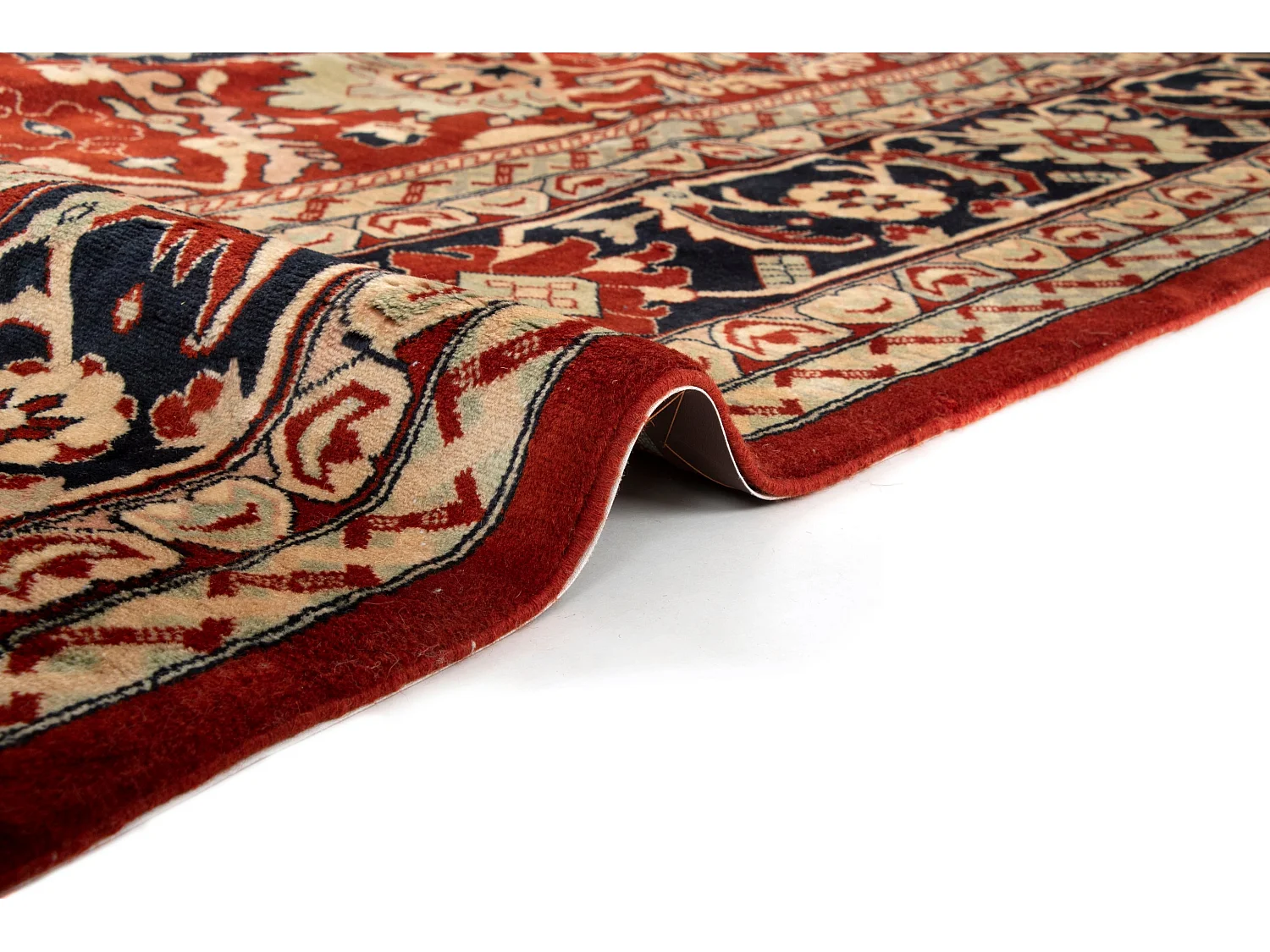 Tapis de laine 255x301 rouge Tabriz