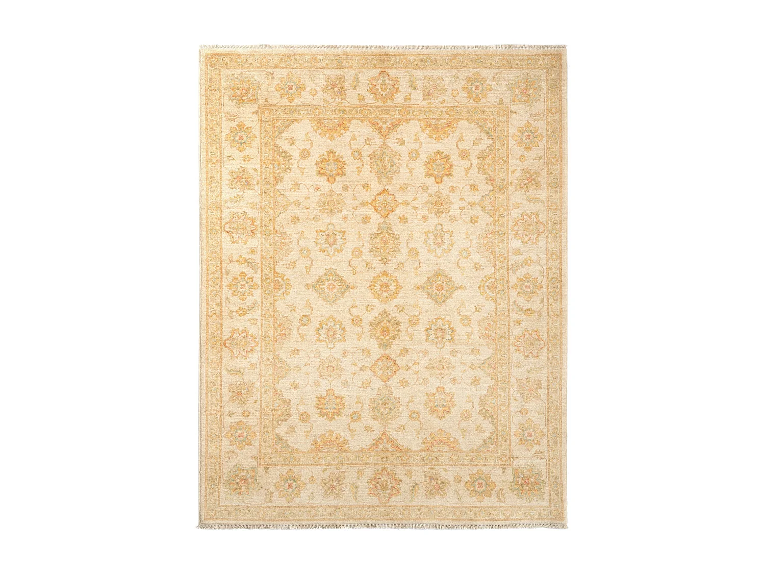 Wollteppich 152x197 Beige Kaizar