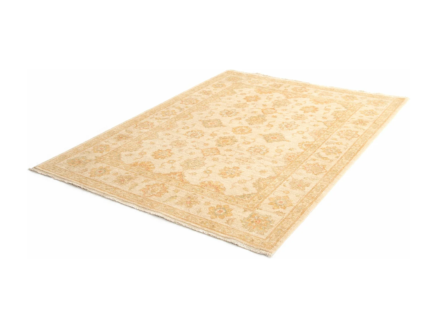 Tapis de laine 152x197 beige Kaizar