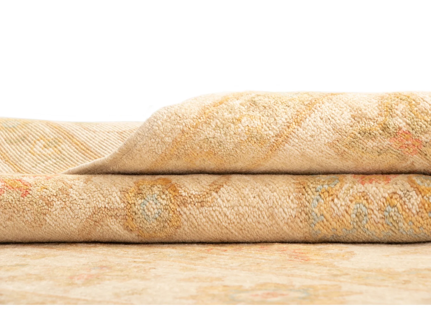 Tapis de laine 152x197 beige Kaizar