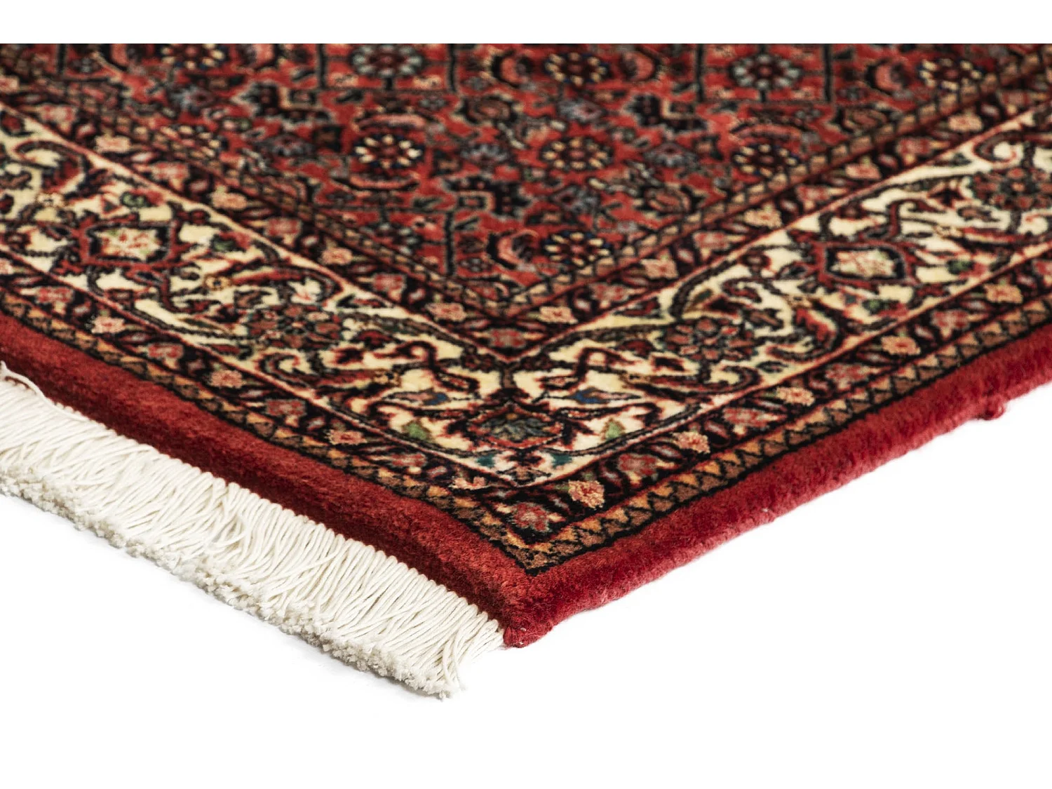 Tapis de couloir en laine 80x292 rouge Bidjar