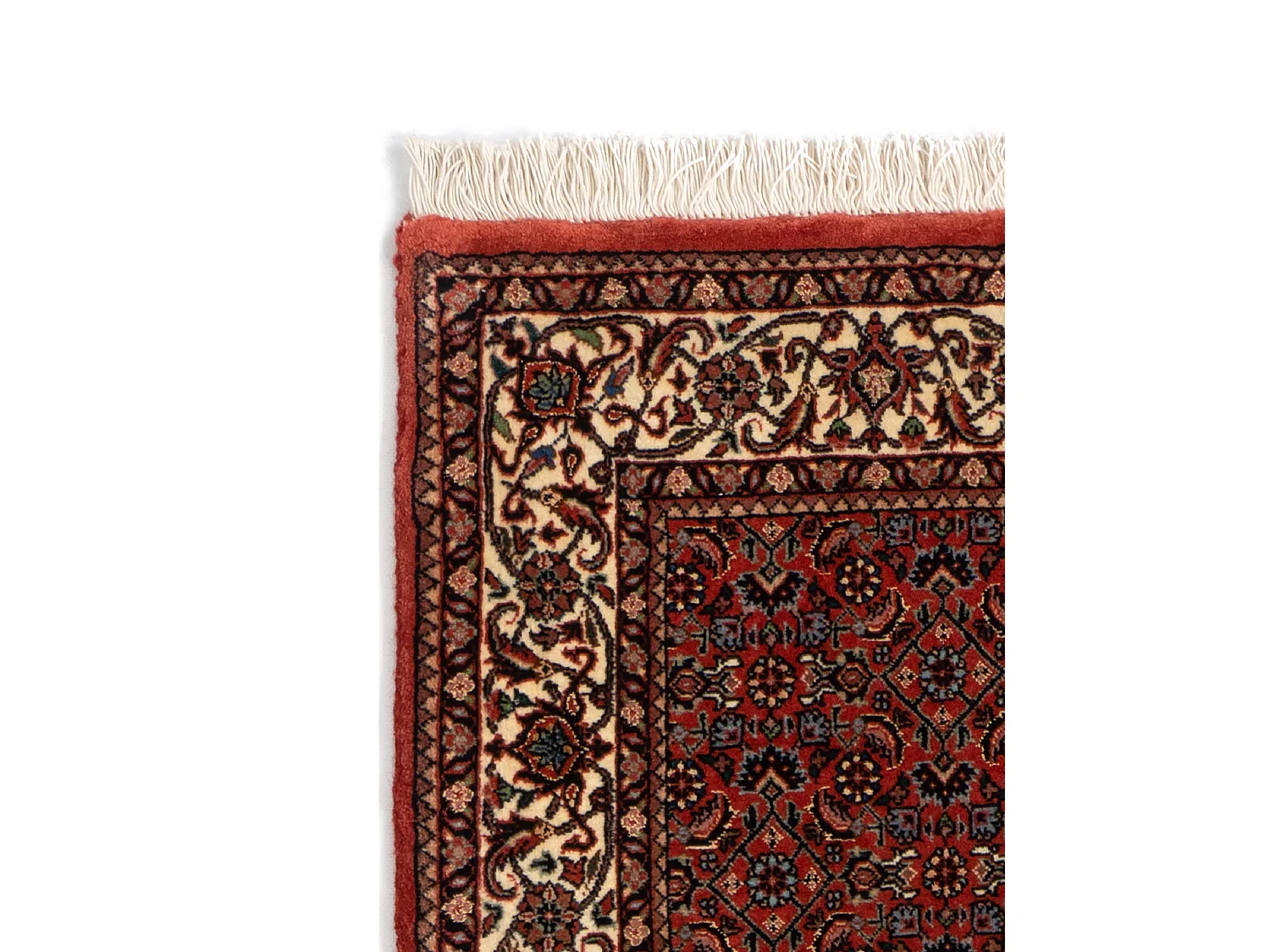 Tapis de couloir en laine 80x292 rouge Bidjar
