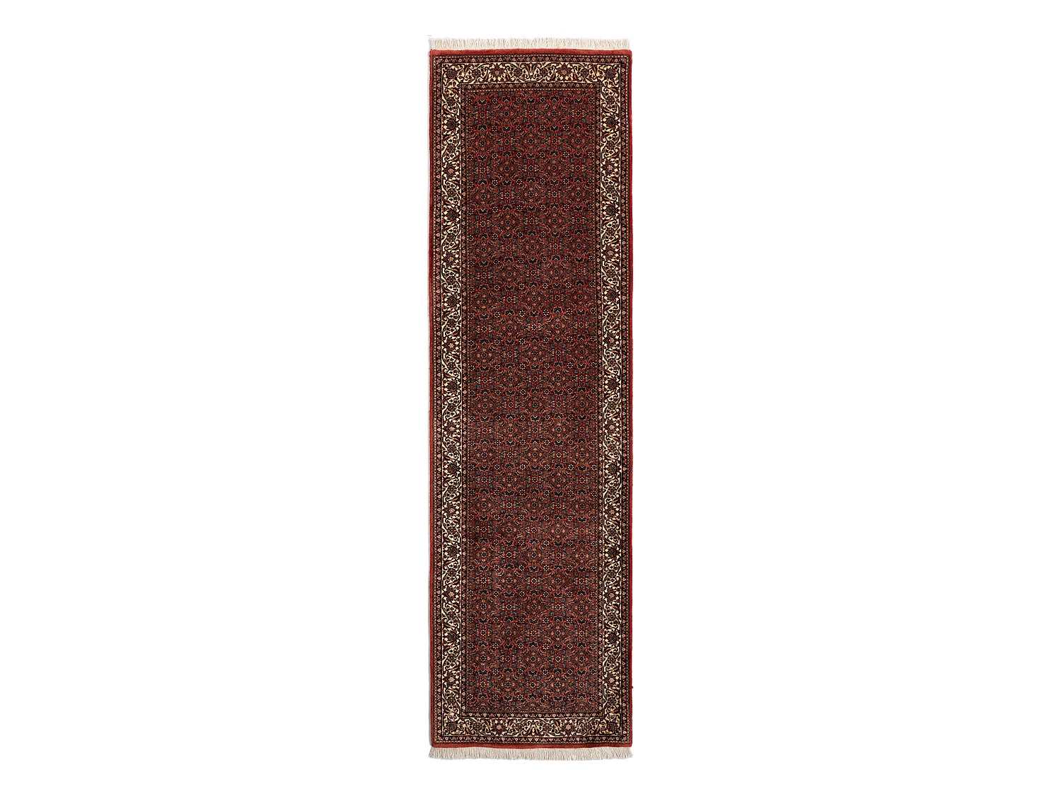 Tapis de couloir en laine 80x292 rouge Bidjar