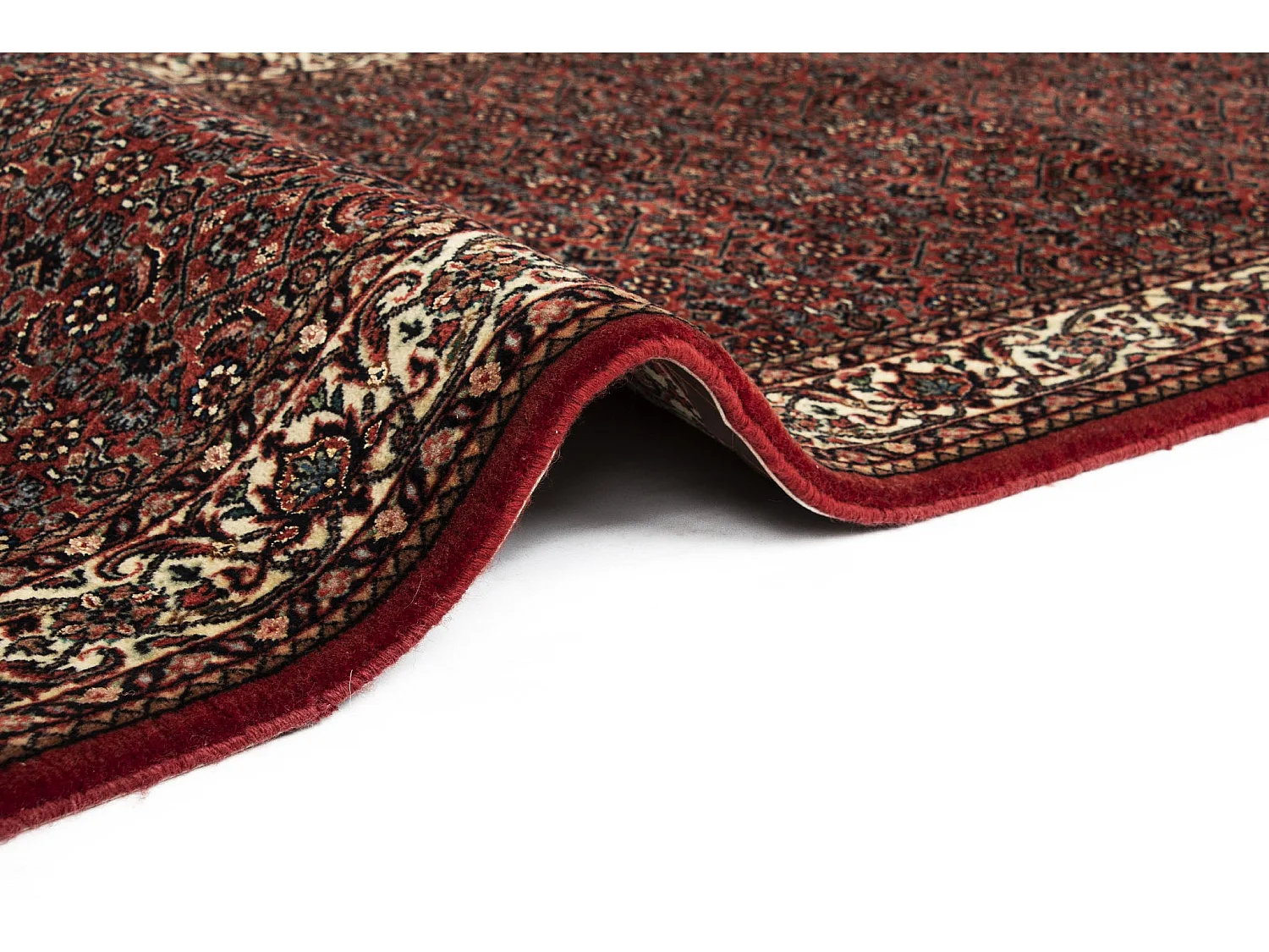 Tapis de couloir en laine 80x292 rouge Bidjar