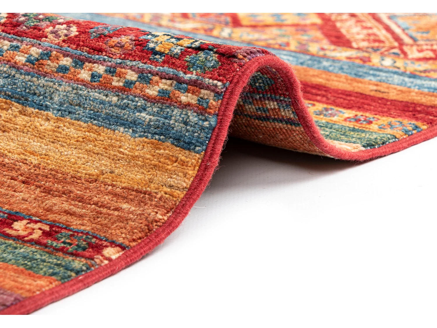 Tapis de laine 248x297 rouge Torkman