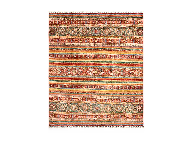 Tappeto in lana 248x297 rosso Torkman