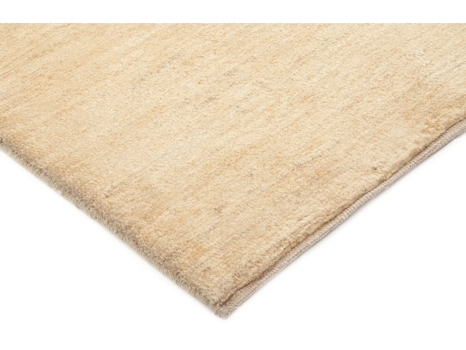 Tapis de laine 154x188 beige Gabbeh Shouli