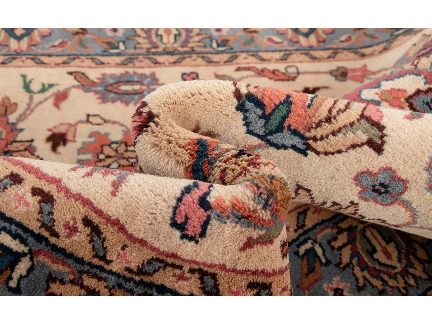 Tapis de laine 92x155 beige Tabriz