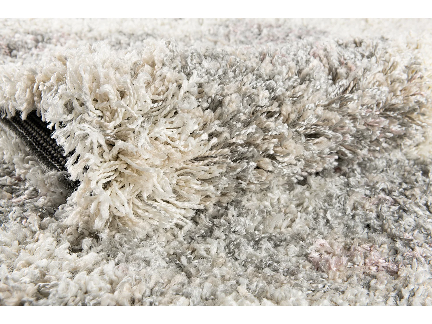 Tapis shaggy 80x305 beige - rose Lachen Haze