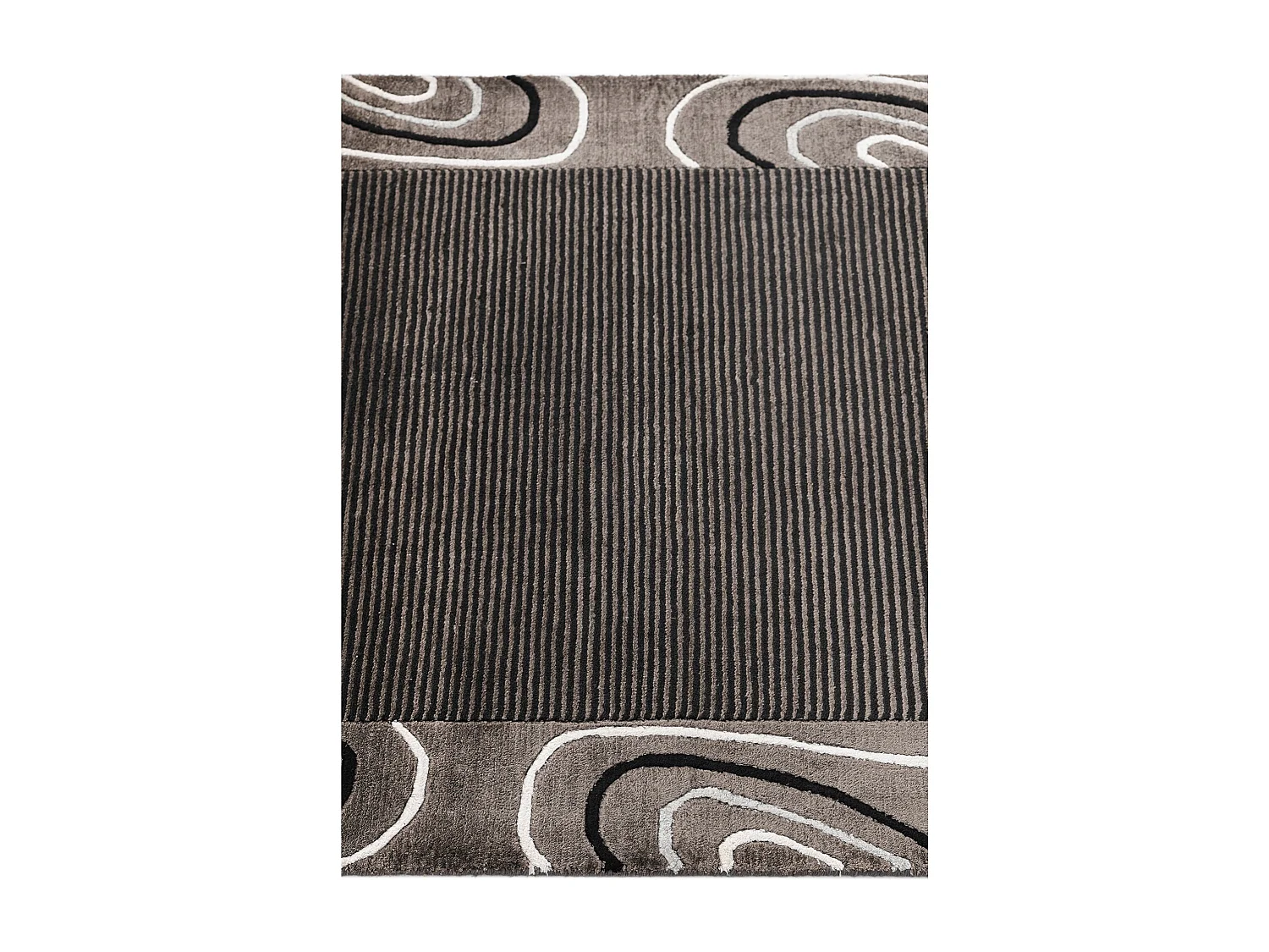 Tappeto per corridoio in lana 84x203 marrone Darya