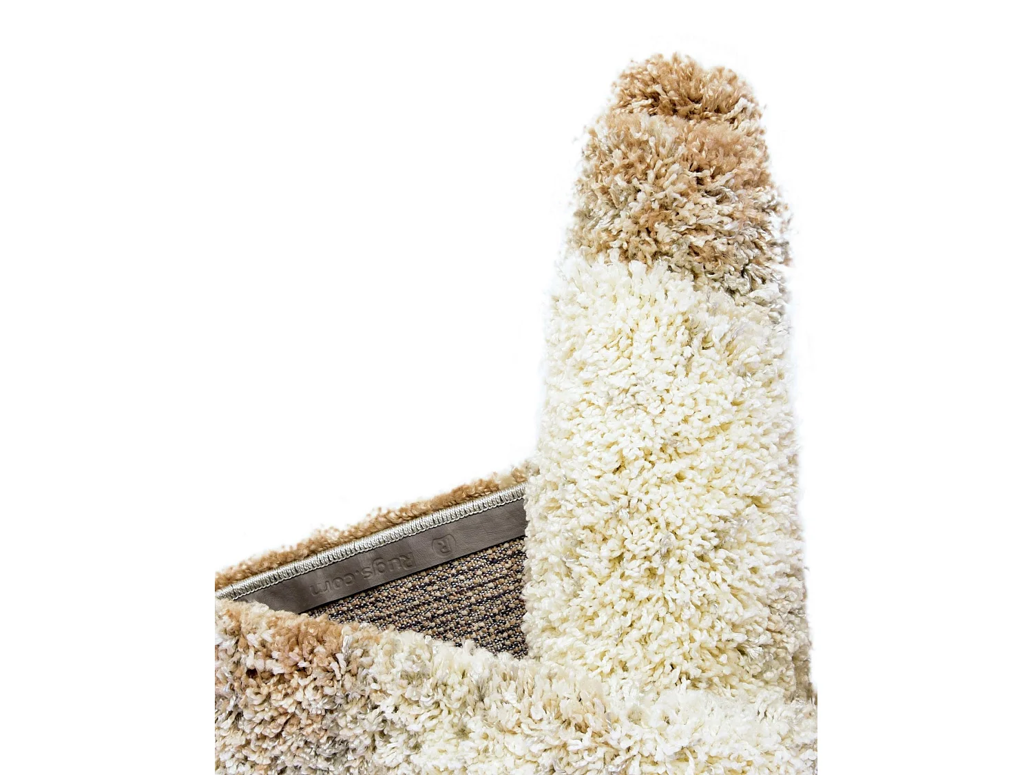 Hochflorteppich 160x245 Beige - Braun Lachen Haze