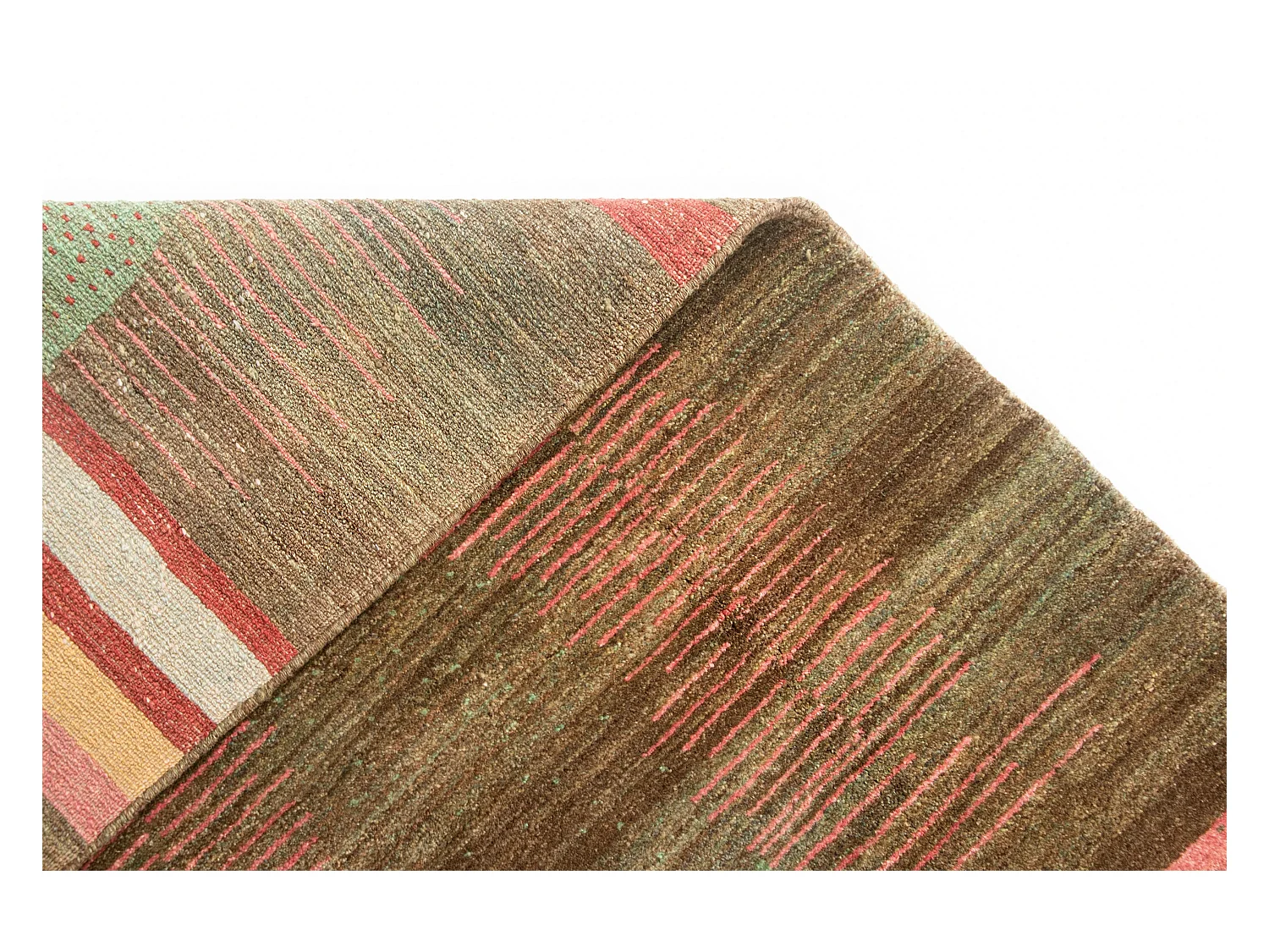 Wollteppich 178x243 Grün Juma