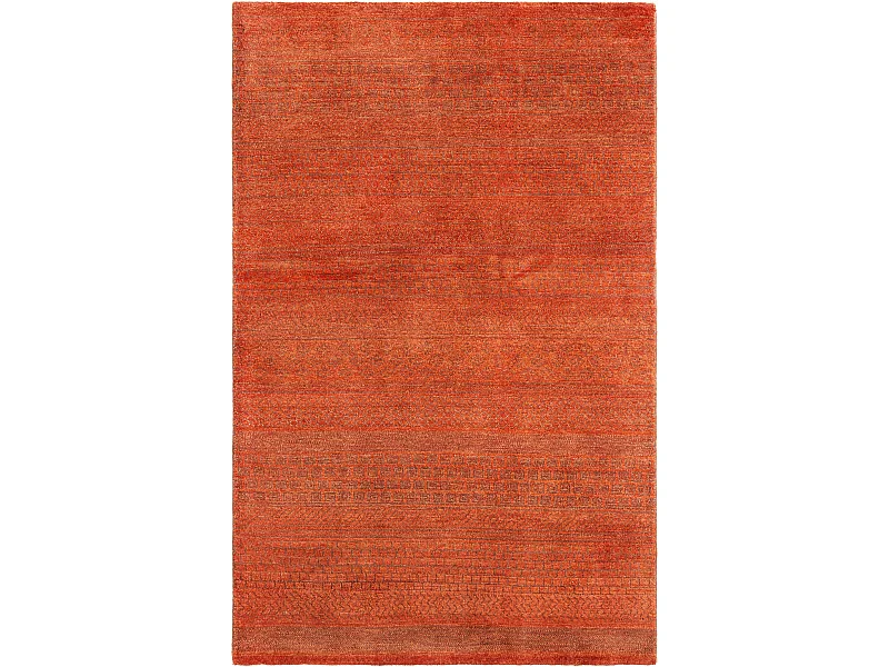 Wollteppich 123x195 Orange Juma