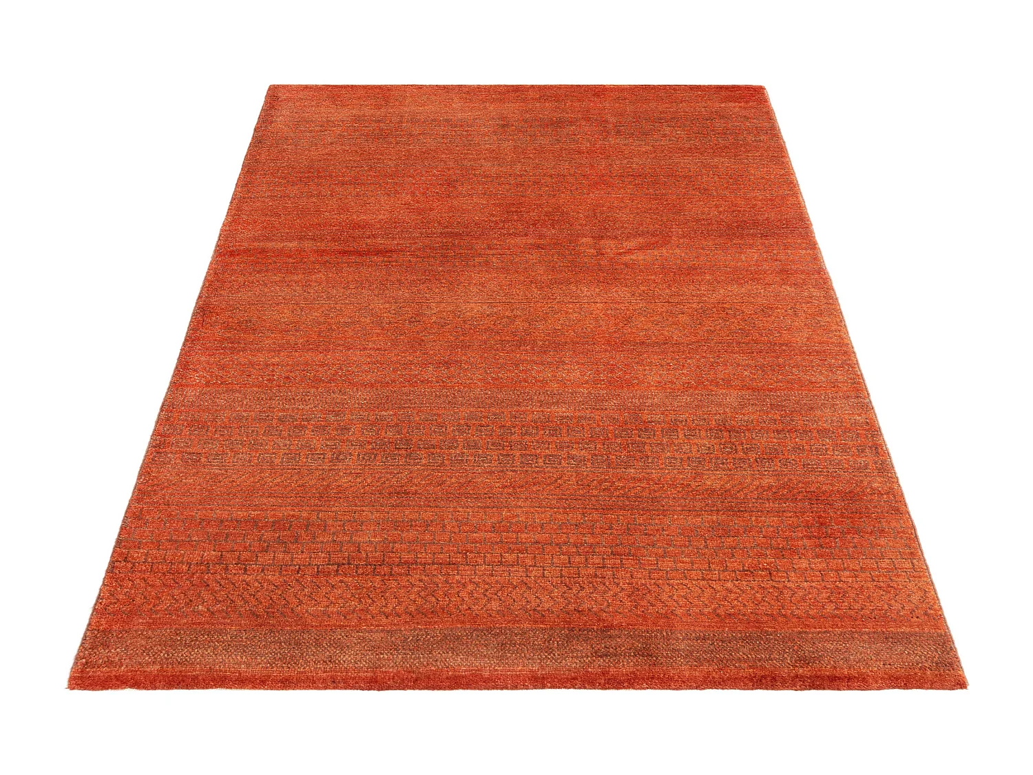 Tappeto in lana 123x195 arancia Juma