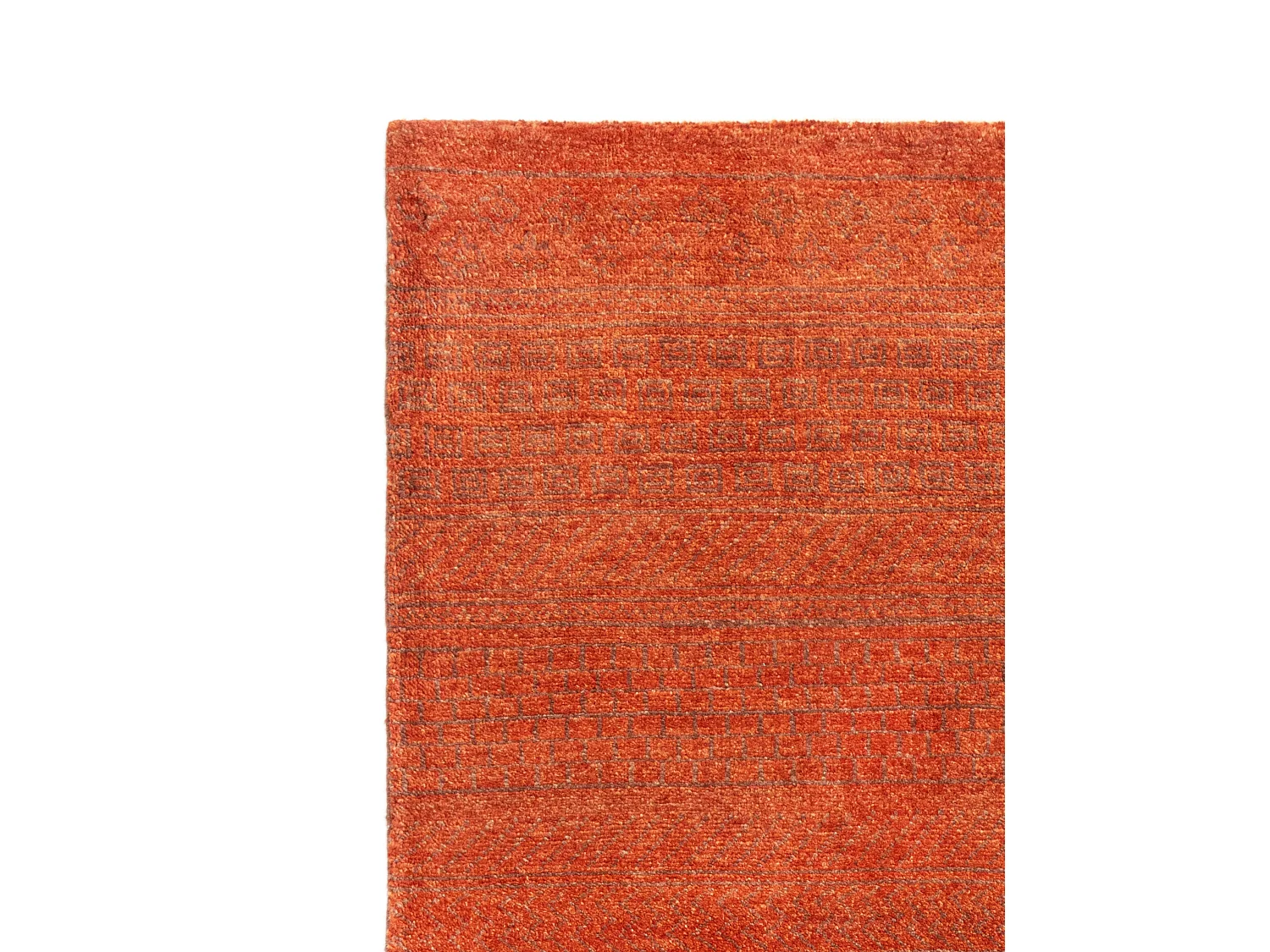 Tappeto in lana 123x195 arancia Juma