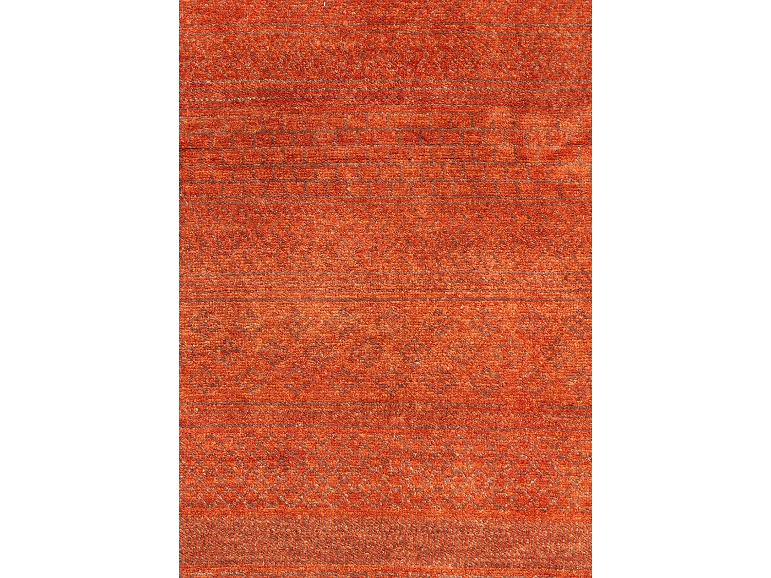 Tappeto in lana 123x195 arancia Juma