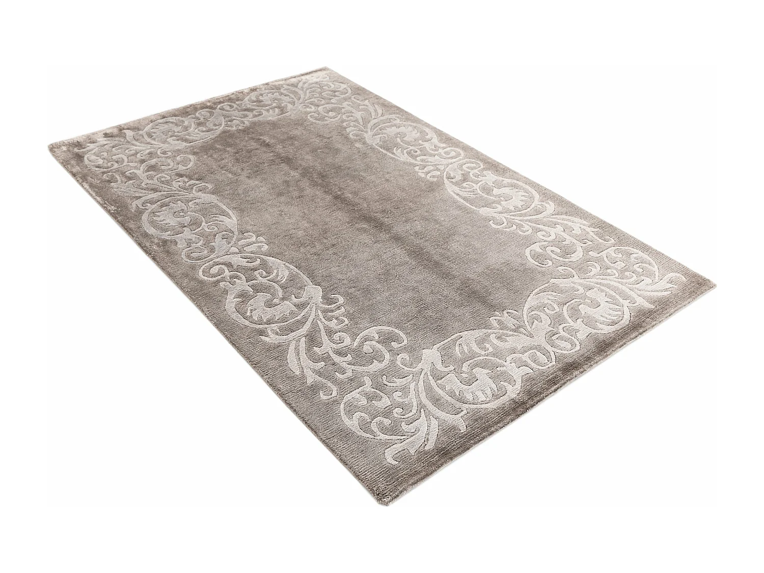 Tapis de laine 117x180 brun Darya