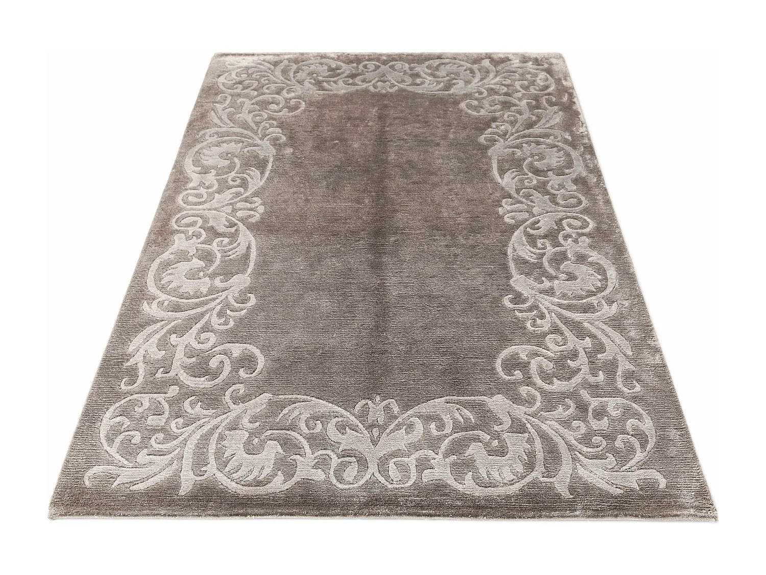 Tapis de laine 117x180 brun Darya