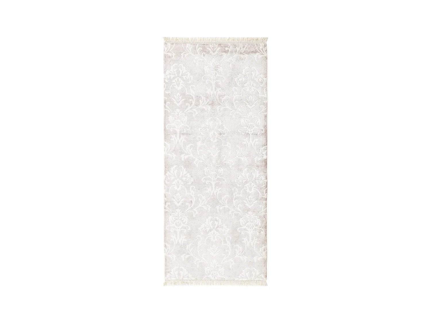 Tapis de couloir en laine 84x198 gris Darya