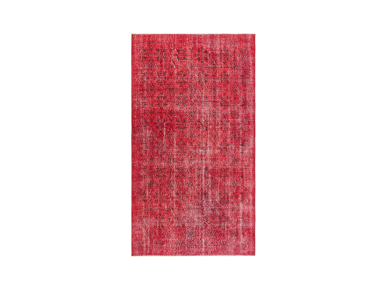 Tapis de laine 152x274 rouge Ultra Vintage
