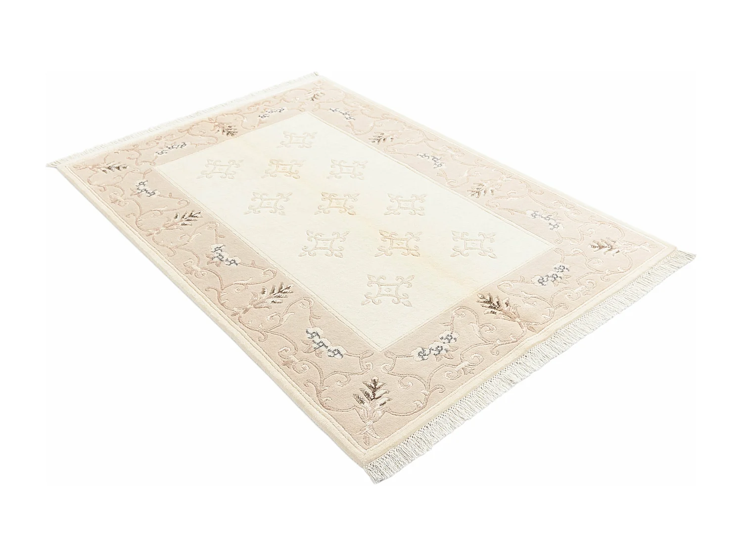 Tappeto in lana 122x180 beige Darya