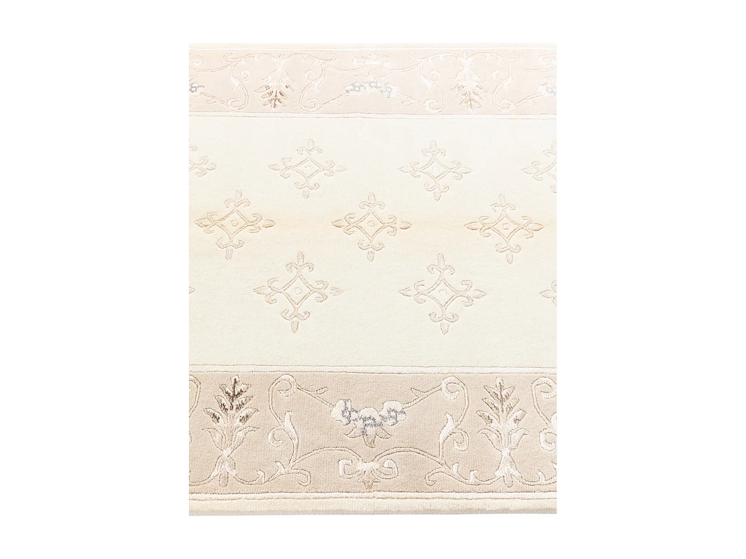 Tapis de laine 122x180 beige Darya