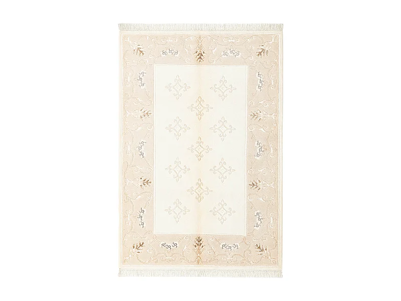 Tapis de laine 122x180 beige Darya