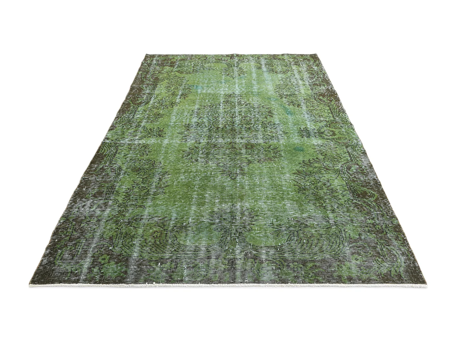 Tapis de laine 163x279 vert Ultra Vintage