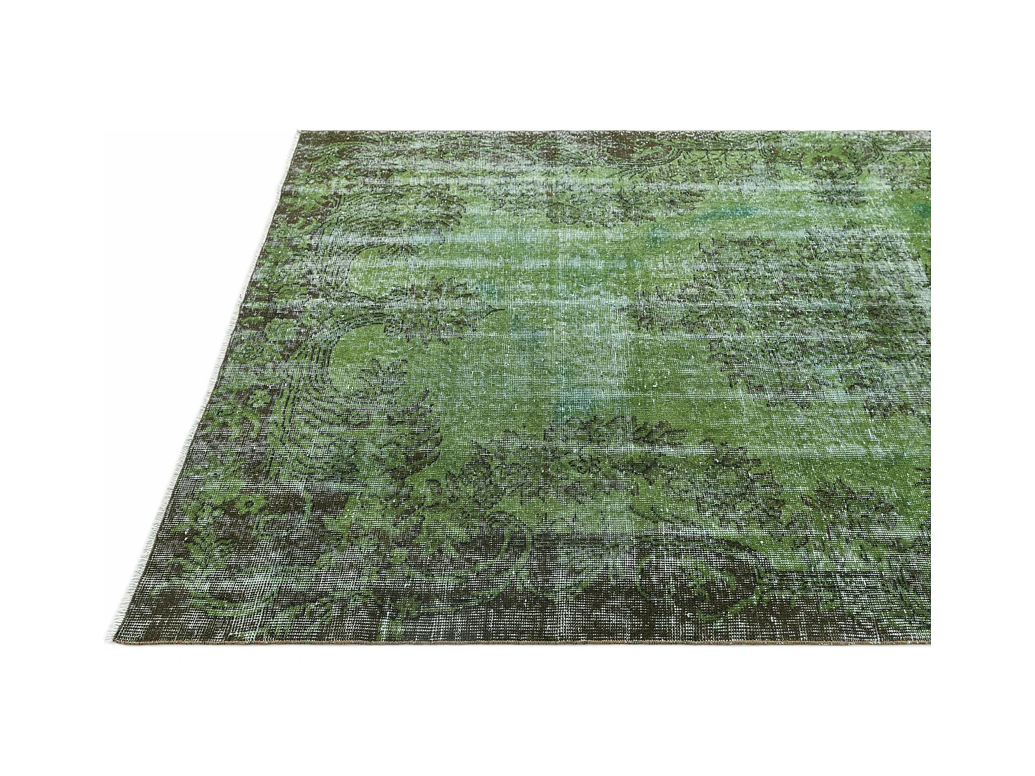 Tapis de laine 163x279 vert Ultra Vintage