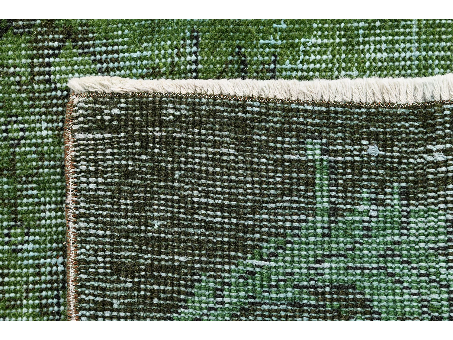 Tapis de laine 163x279 vert Ultra Vintage