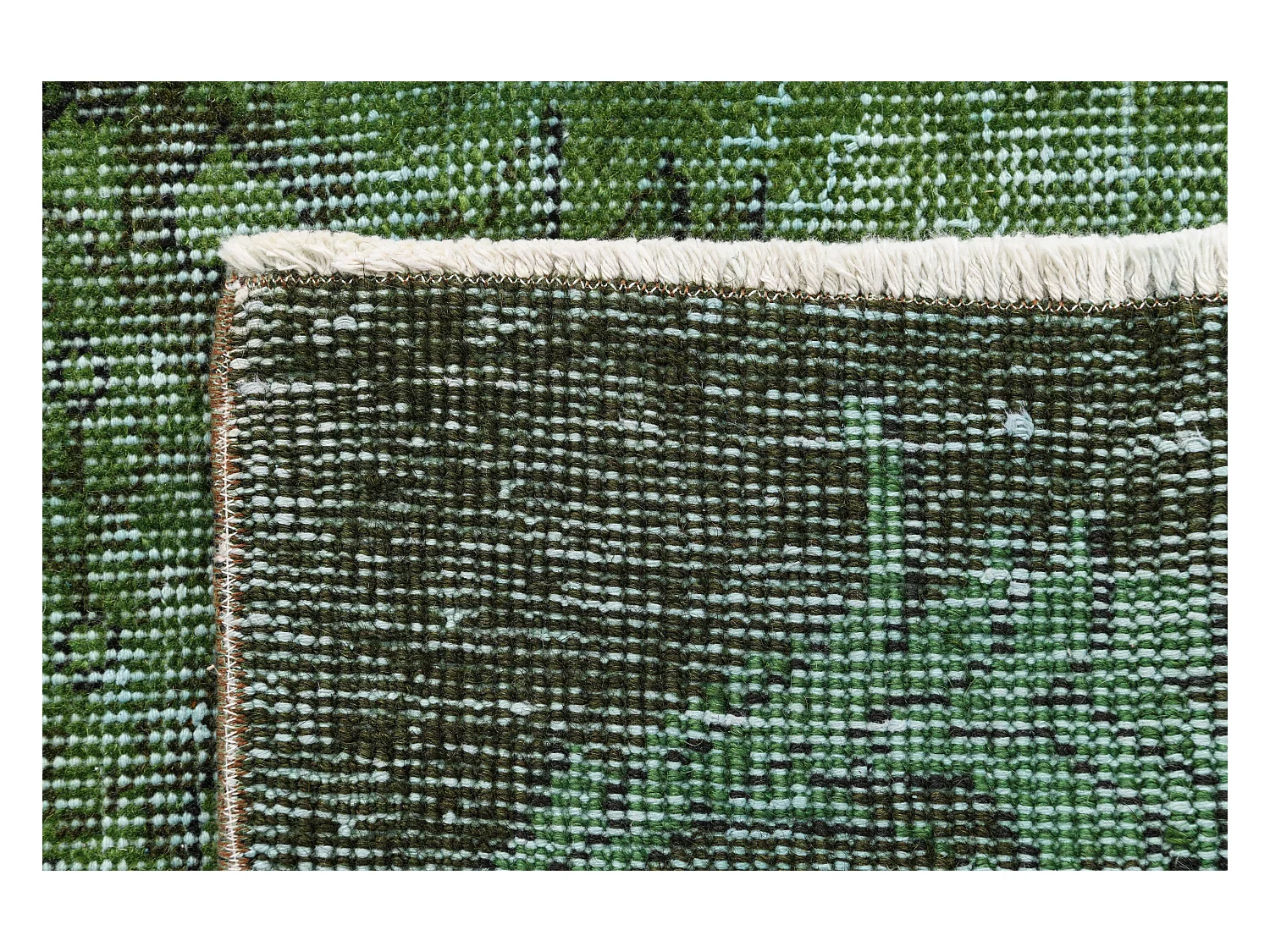 Wollteppich 163x279 Grün Ultra Vintage