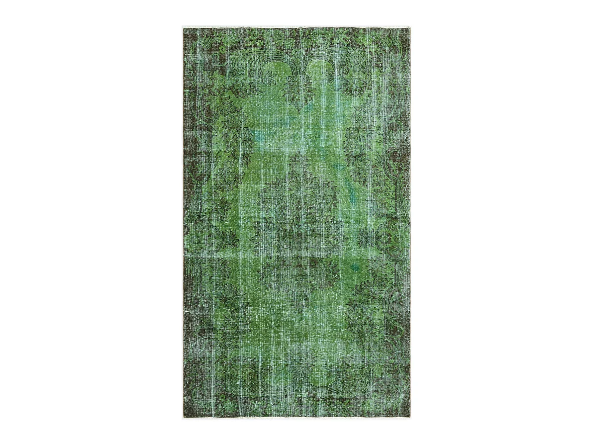 Wollteppich 163x279 Grün Ultra Vintage