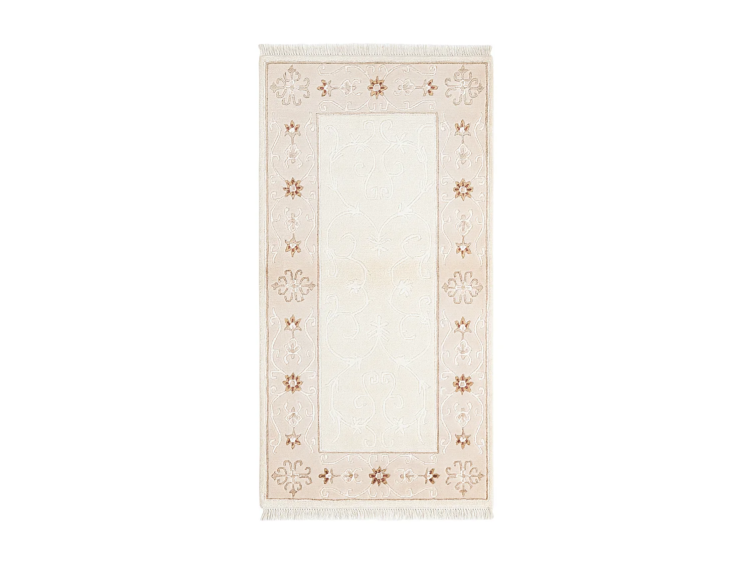 Tapis de laine 81x155 beige Darya