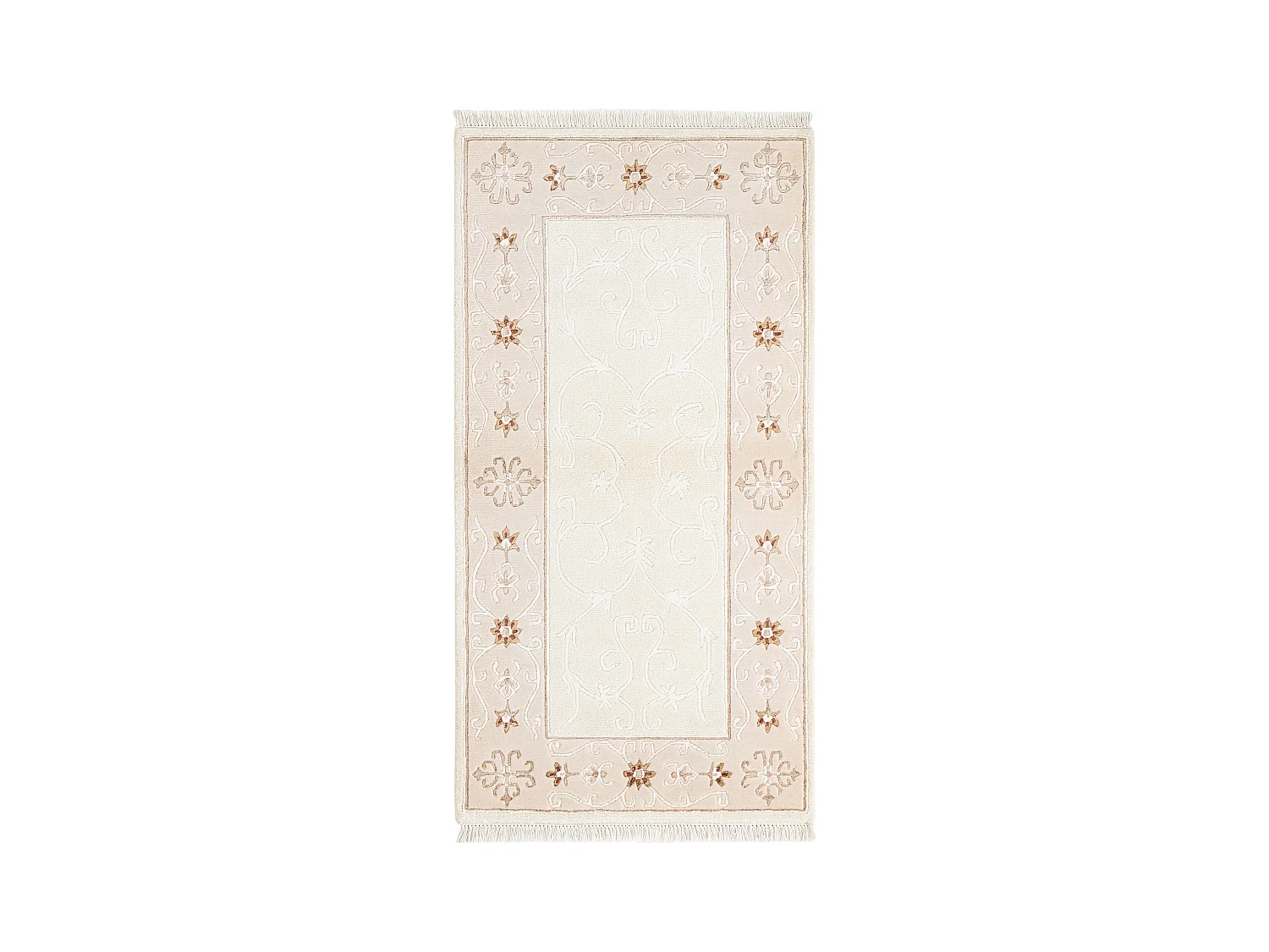 Tapis de laine 81x155 beige Darya