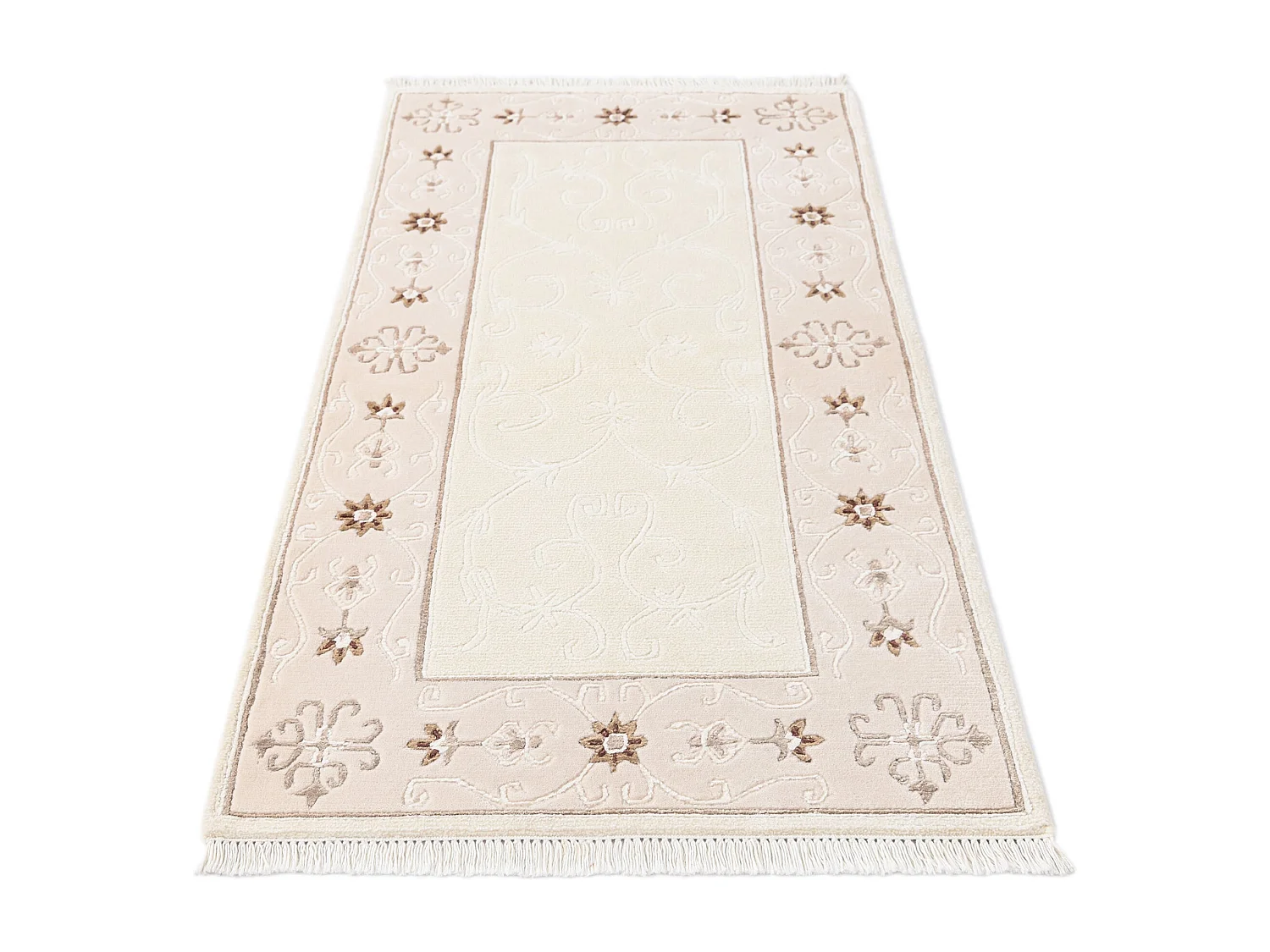 Wollteppich 81x155 Beige Darya
