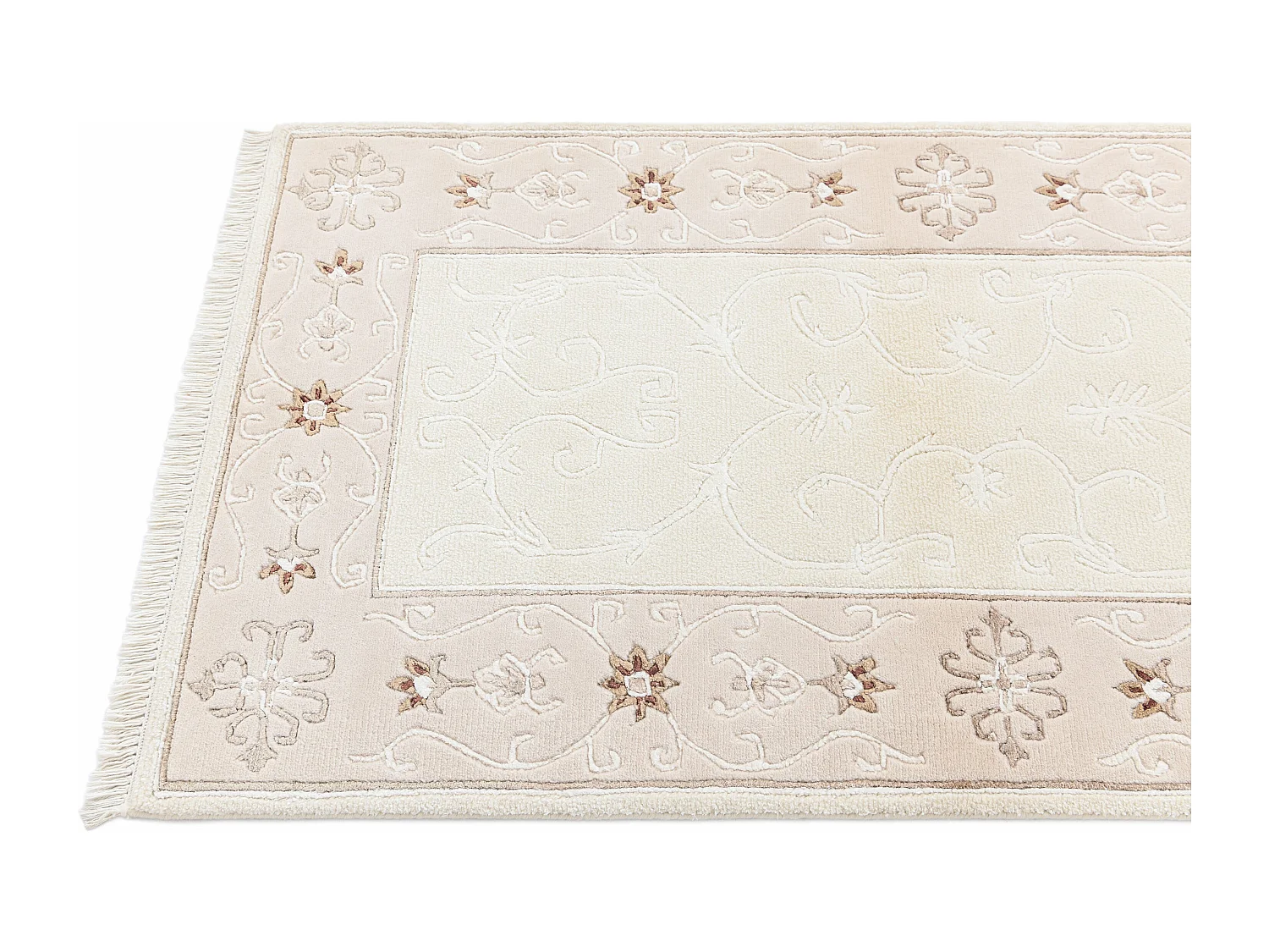 Wollteppich 81x155 Beige Darya