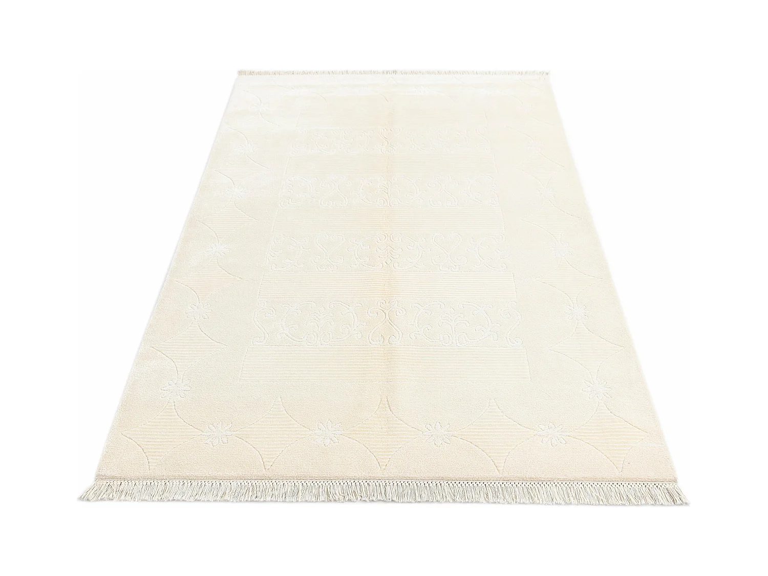 Tapis de laine 122x198 beige Darya