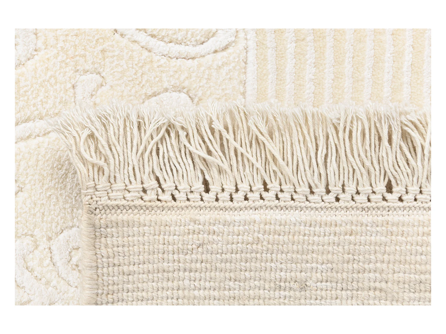 Tapis de laine 122x198 beige Darya