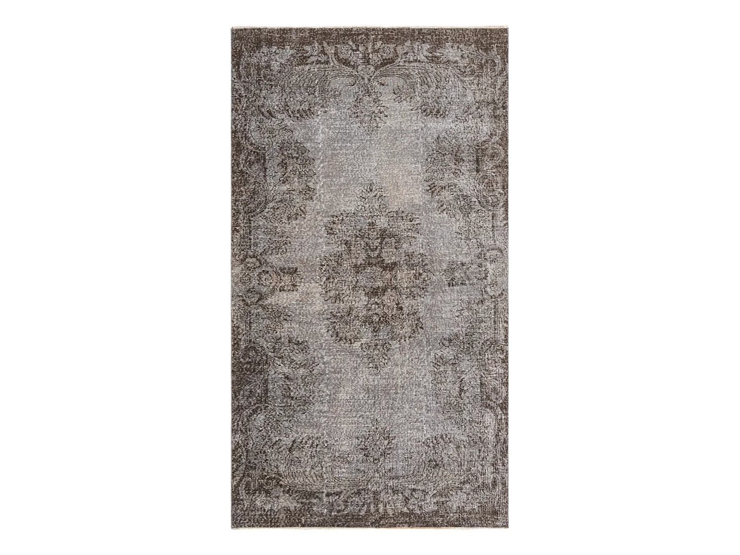 Tapis de laine 155x284 gris Ultra Vintage