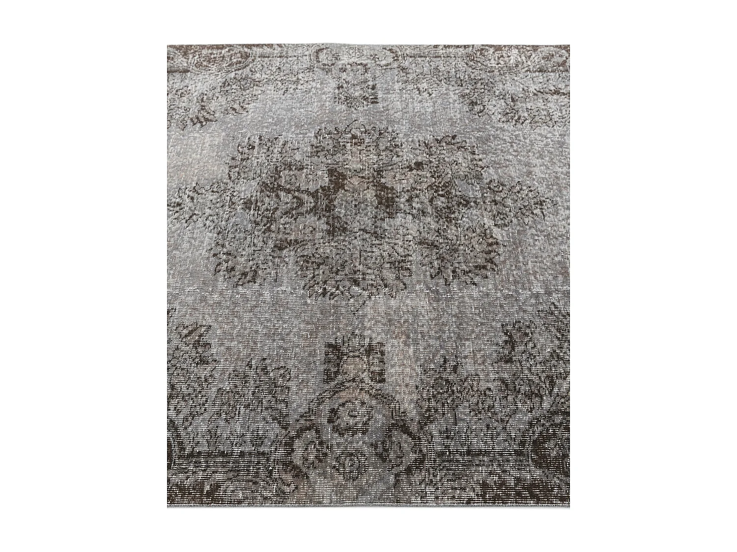 Tapis de laine 155x284 gris Ultra Vintage