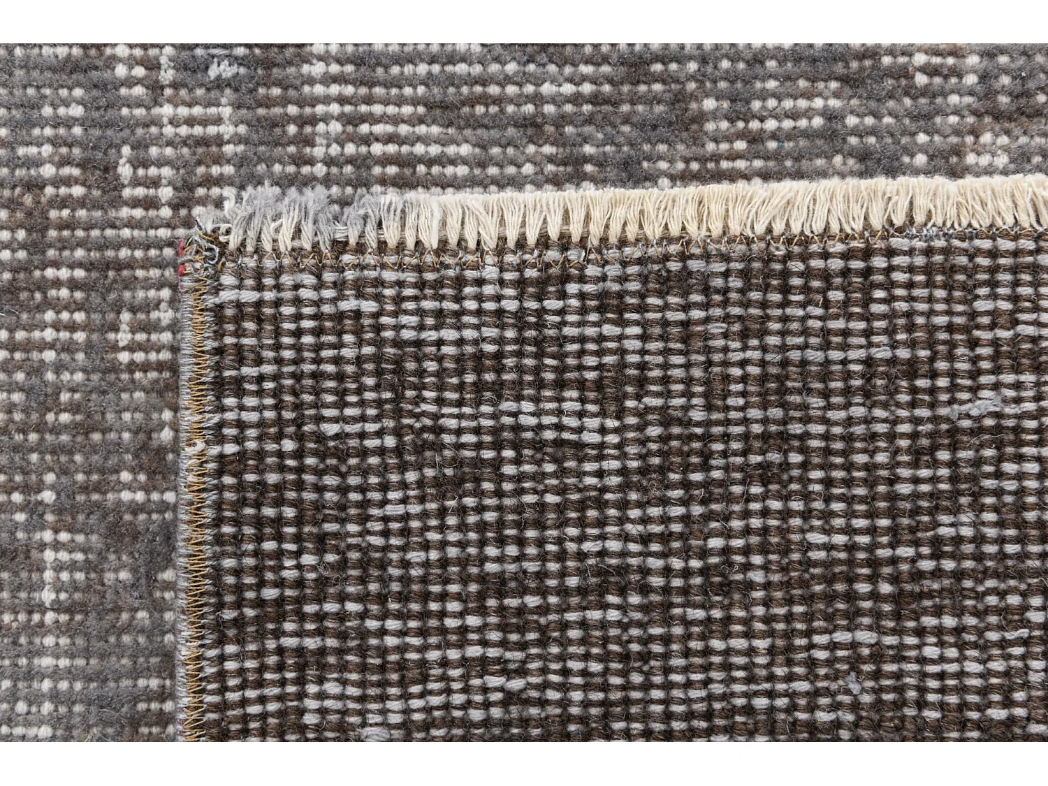 Tapis de laine 155x284 gris Ultra Vintage