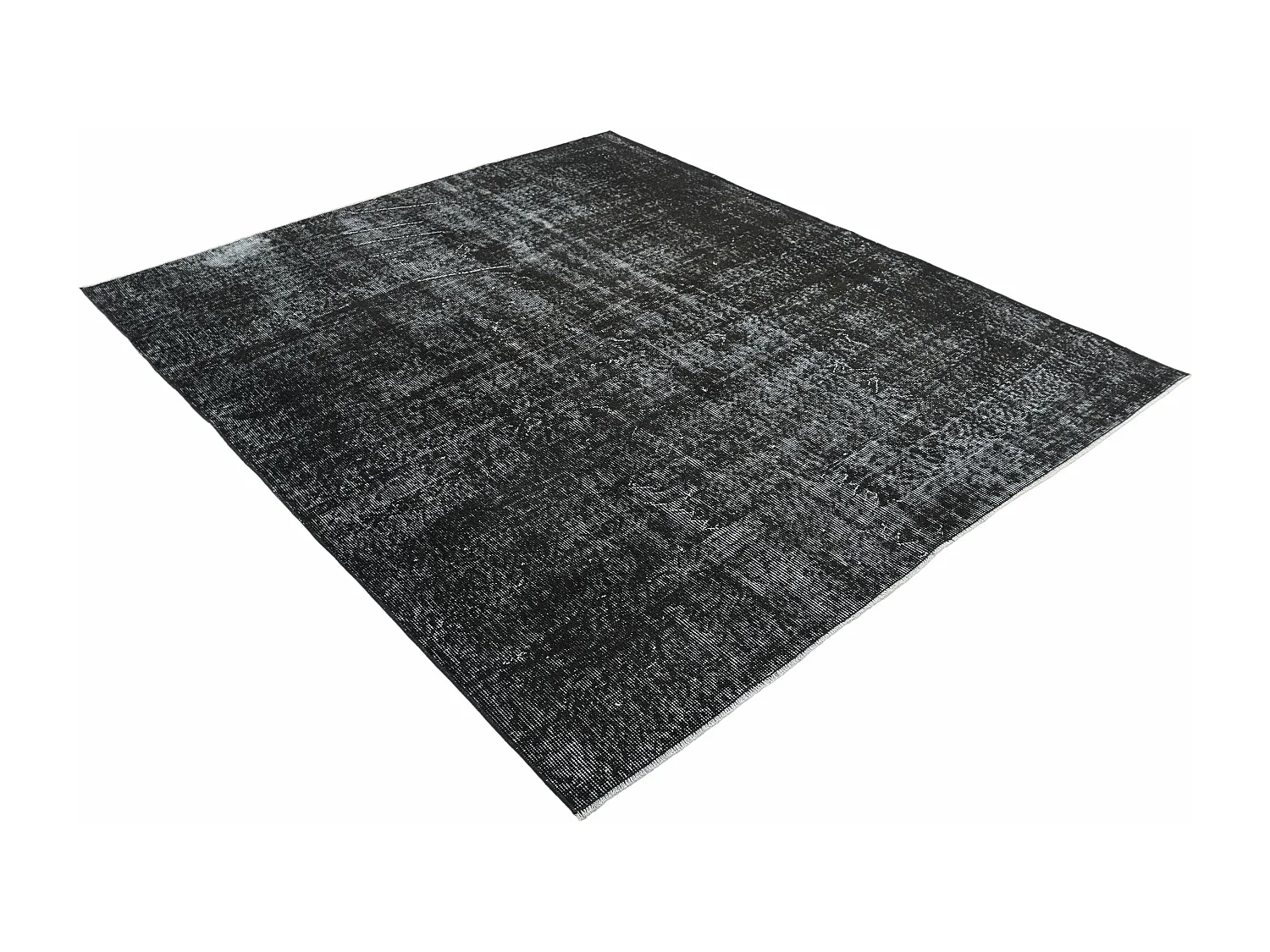 Tappeto in lana 173x201 nero Ultra Vintage