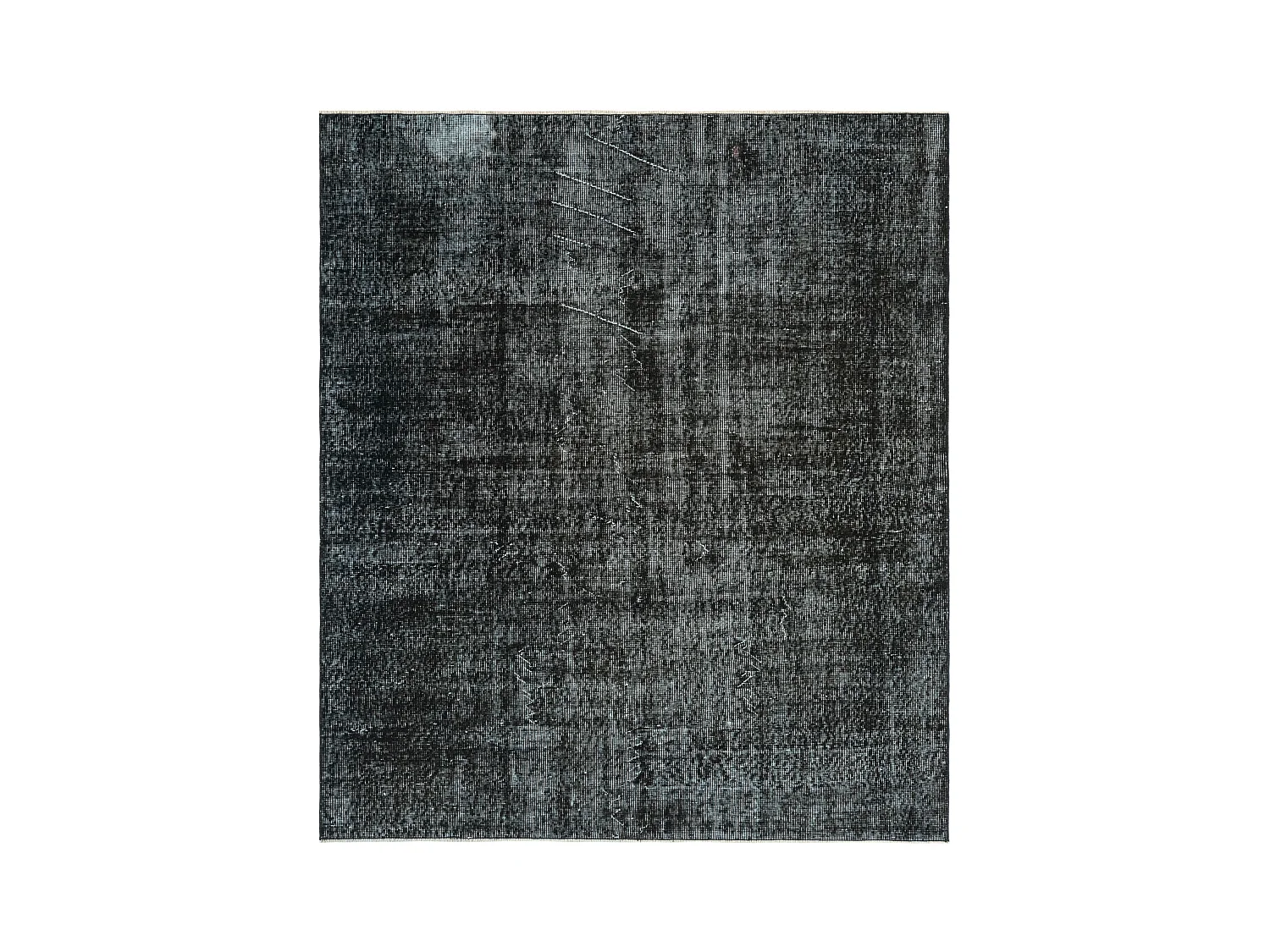 Tapis de laine 173x201 noir Ultra Vintage