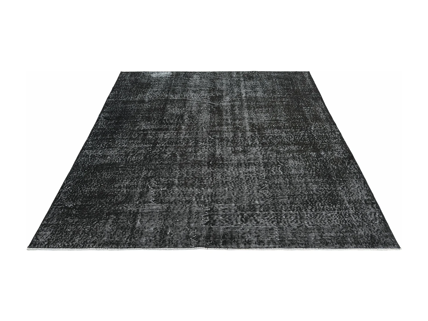 Tapis de laine 173x201 noir Ultra Vintage